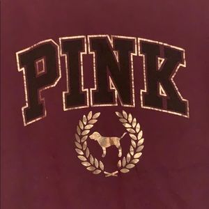 PINK Victoria’s Secret maroon T-shirt